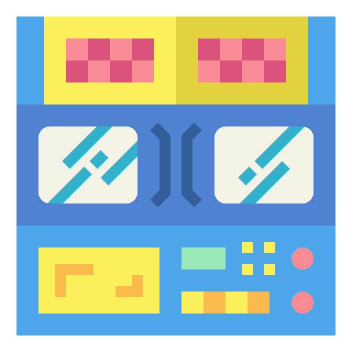 Control center satellite signal space icon