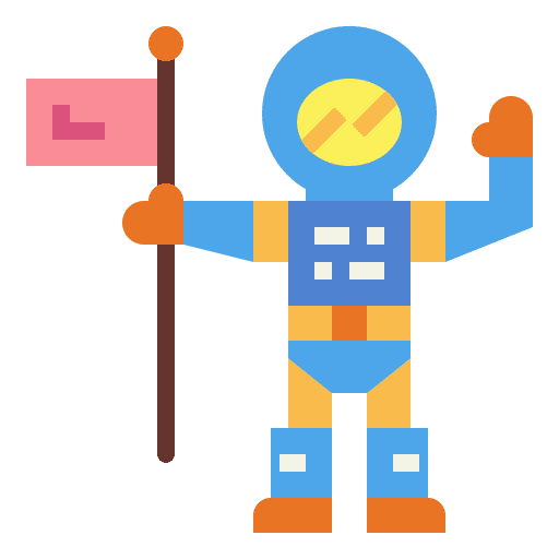 Astronaut aqualung occupation education icon