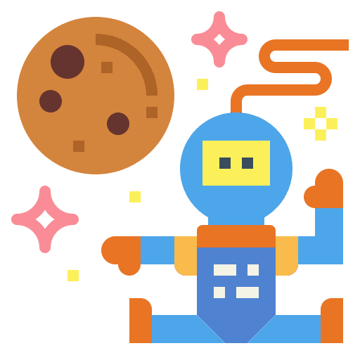 Astronaut professions and jobs astronaut conquer icon