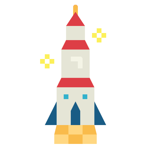 Rocket space miscellaneous spaceship icon