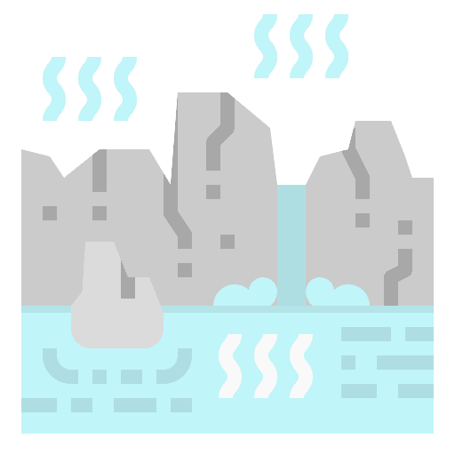 Hot spring hot pool pool confort icon