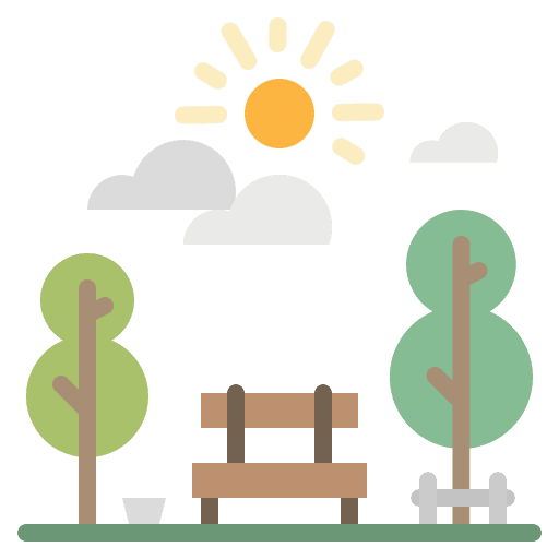 Park tree landscape park icon