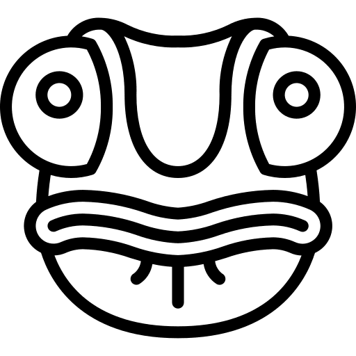 Chameleon animals pets reptile icon