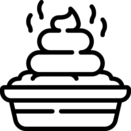 Pets poop animals furniture and household cat box icon