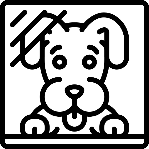 Puppy pet mammal dog icon