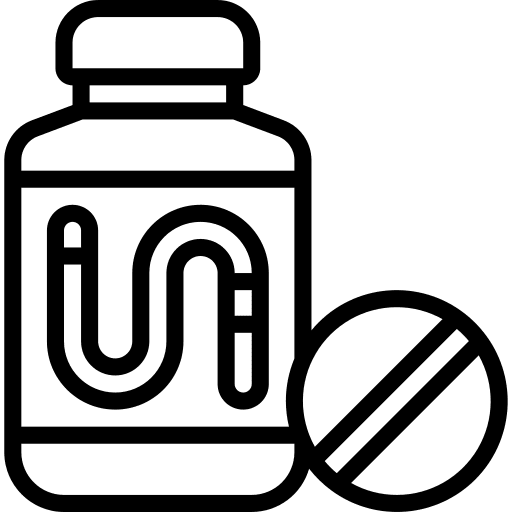 Worms healthcare animals vet icon