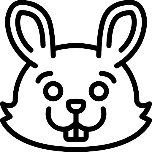 Bunny bunny rodents pets icon