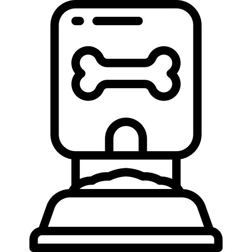 Food dispenser food pet food icon