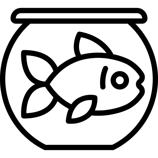 Pets fish animals pet icon