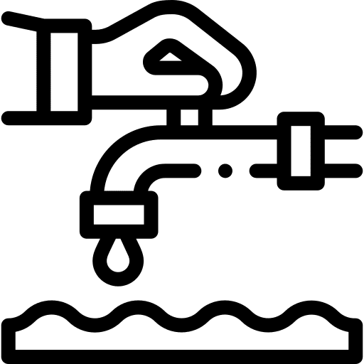 Water saving water tap ecology and environment save water icon