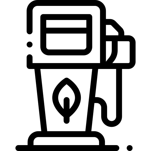 Biodiesel petrol ecology and environment gas station icon