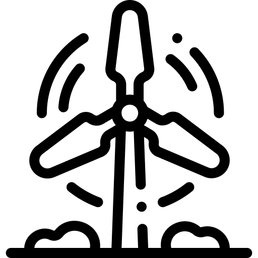 Windmill ecology and environment windmill technology icon