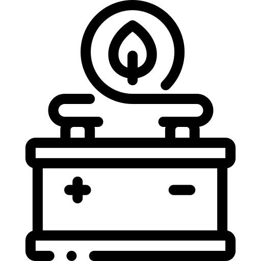 Accumulator industry power accumulator icon