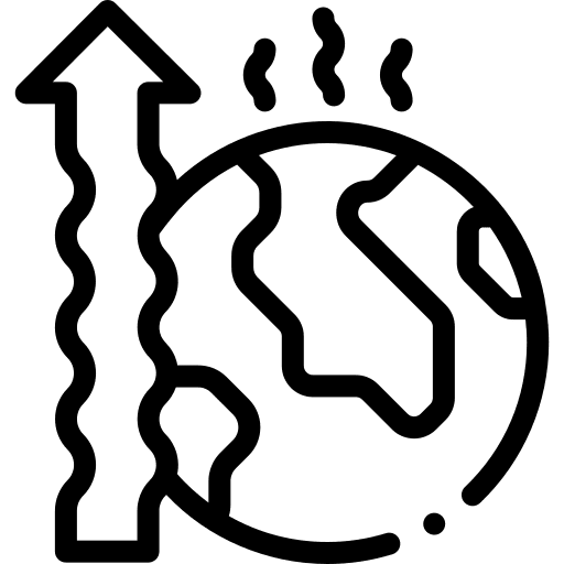 Global warming pollution weather global warming icon