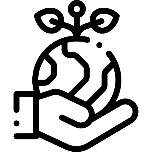 Green earth worldwide ecology and environment hands and gestures icon