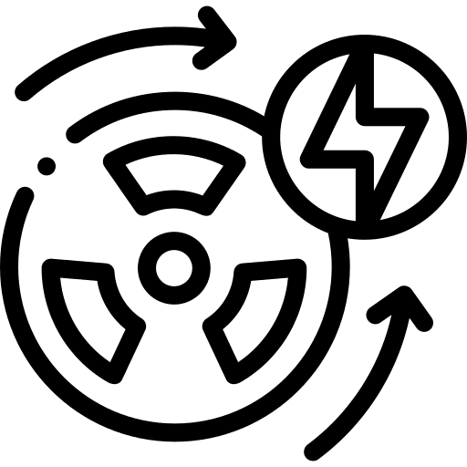 Nuclear energy nuclear plant power plant radiation icon