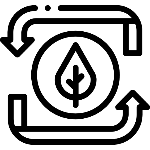 Environment industry power recycle icon