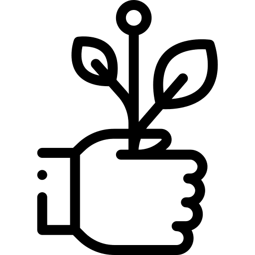 Plant ecology and environment plant friendly icon