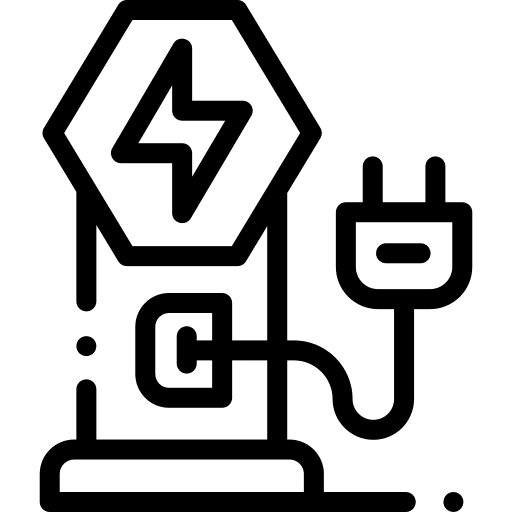 Station charging station station electric vehicle icon