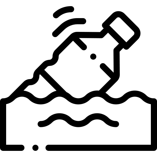 Water pollution industry filth contamination icon