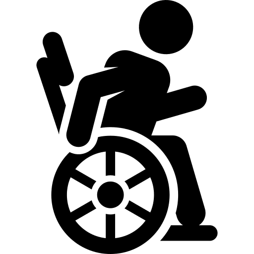 Wheelchair people disabled handicap icon