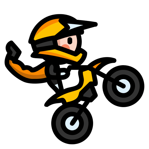 Motocross adventure rider motor sports icon