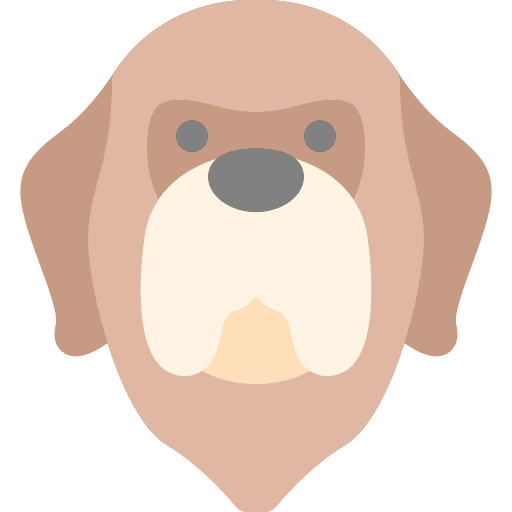 Dog pets mammals animals icon