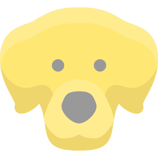 Dog animals dog golden retriever icon