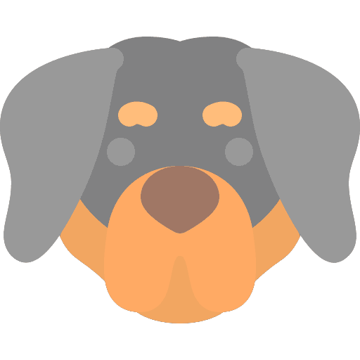 Dog mammals rottweiler animals icon