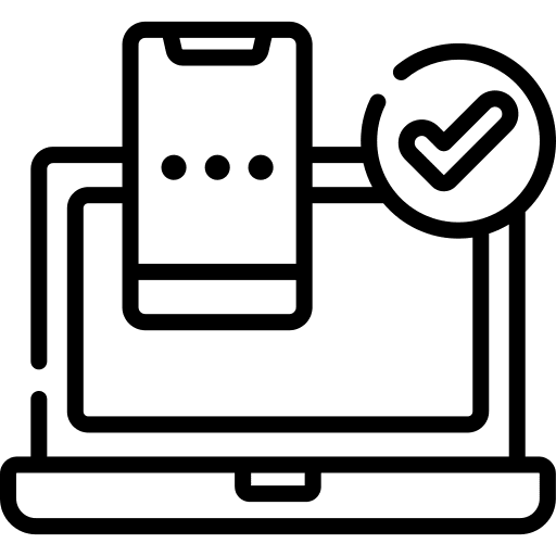 Laptop devices laptop mobile phone icon