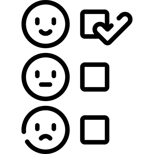 Satisfaction user satisfaction social media icon