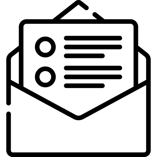 Email mail postcard communications icon