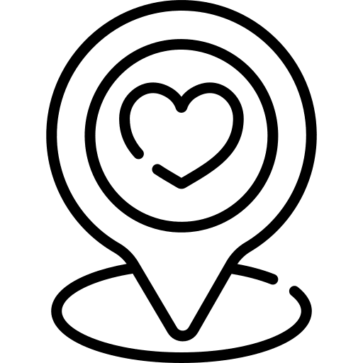 Navigation social media navigation pin icon