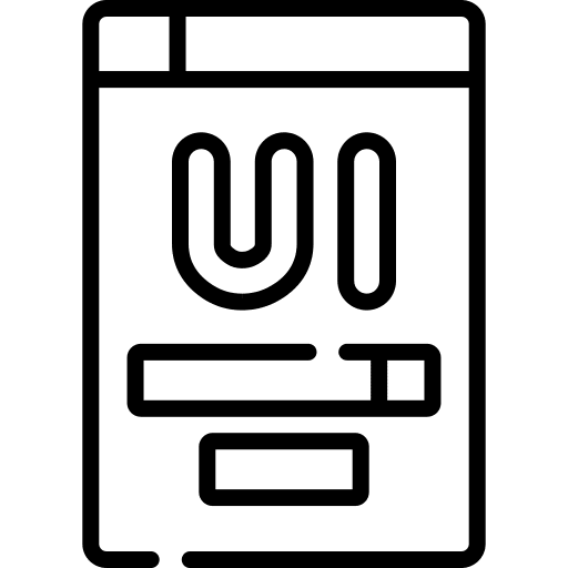 Ui blog user interface social media icon