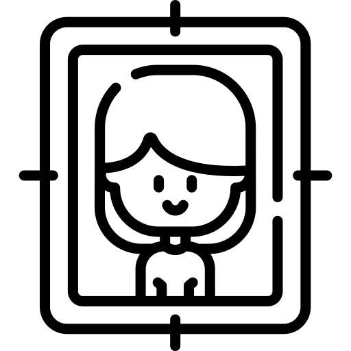 Usert social media ux target icon