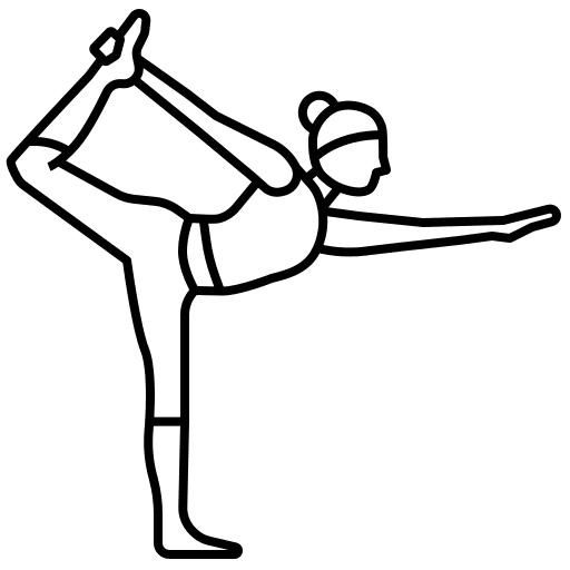 Yoga pose yoga sports and competition healthy icon