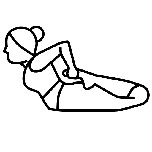 Yoga pose healthy mantra pose icon