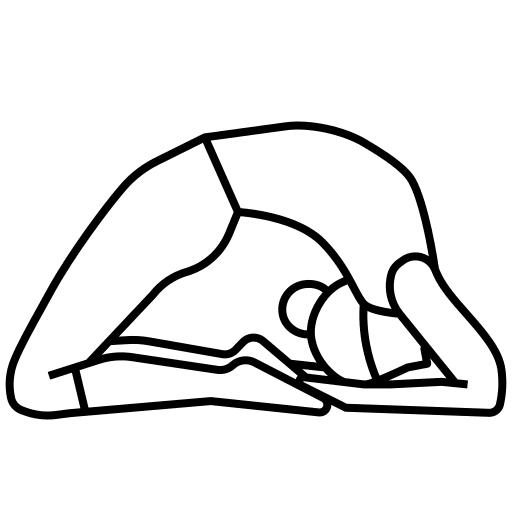 Yoga pose workout mantra healthy icon