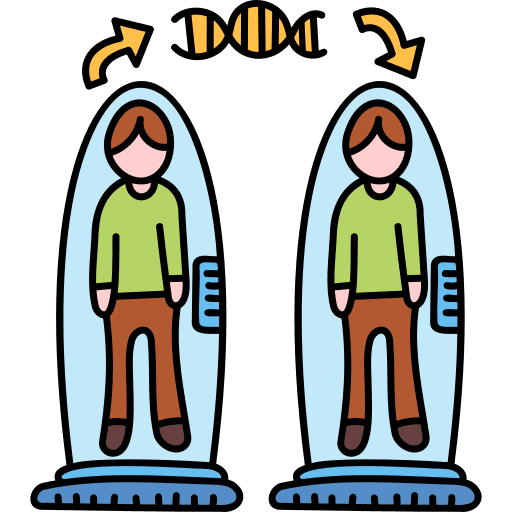 Human clone biology human clone capsule icon