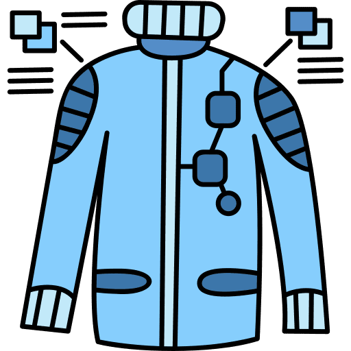 Smart style smart smart clothing icon