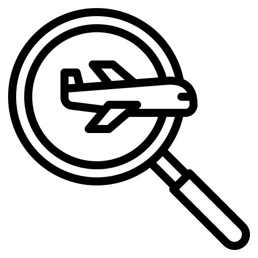 Discovery route flight loupe icon
