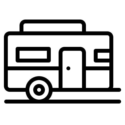 Trailer trailer itinerary tourism icon