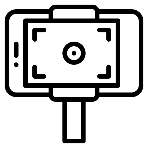 Video vlog record clip icon