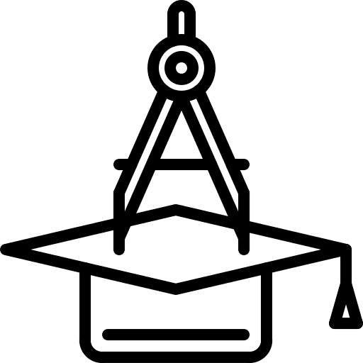 Architect drawing compass architect architecture and city icon