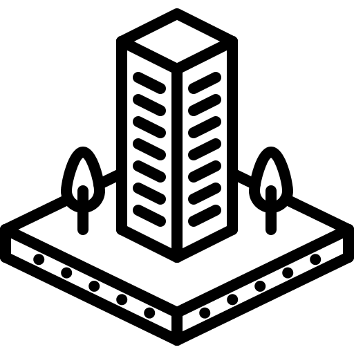 Architect tree architecture land icon