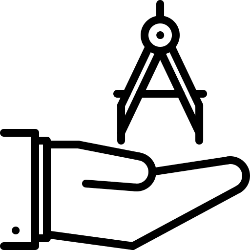 Architecture architecture and city drawing compass architecture icon