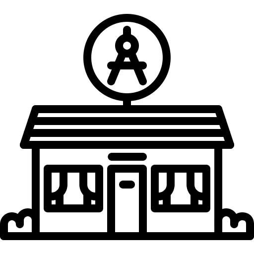 Architect architect architecture and city drawing compass icon