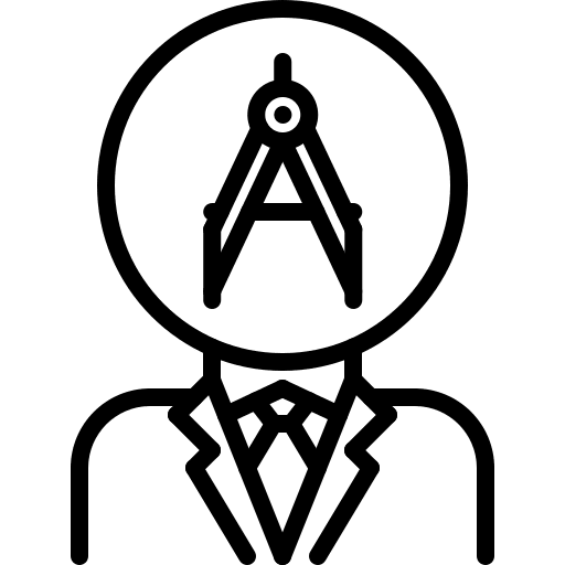 Architect architect man architecture and city icon