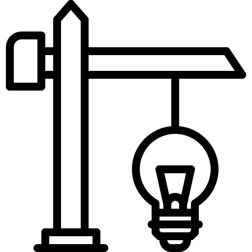 Architect building crane architect icon