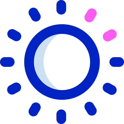 Summer weather warm summertime icon